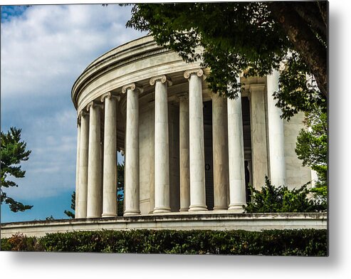 America Metal Print featuring the photograph The Jefferson Memorial by Ed Clark