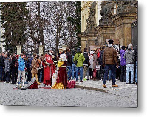 Finland Metal Print featuring the photograph The Kings of the Democracy. Prague Castle. Prague spring 2017 by Jouko Lehto