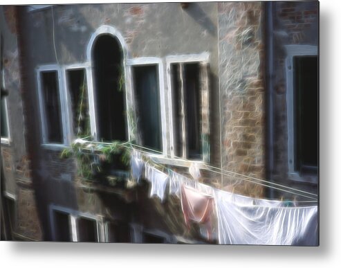 Laundry Metal Print featuring the photograph The Laundry by Cathy Anderson