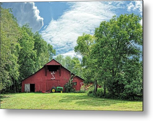 Landscapes Metal Print featuring the photograph The Little John Deere by Jan Amiss Photography