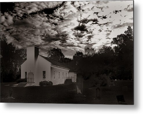 Church Metal Print featuring the photograph The Living and the Dead by Joseph G Holland