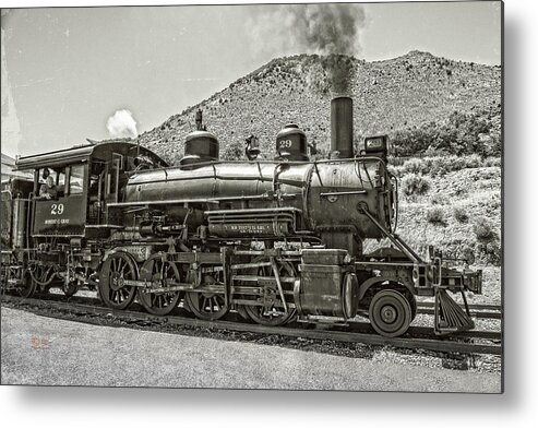 Excursion Trains Metal Print featuring the photograph The Locomotive by Jim Thompson