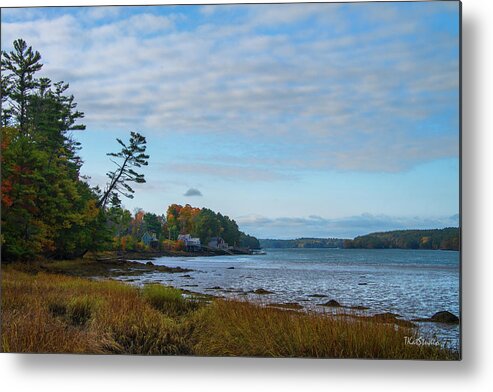 Edgecomb Metal Print featuring the photograph The Maine Coast near Edgecomb by Tim Kathka