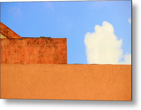 Stray Cloud Metal Print featuring the photograph The Muted Cloud by Prakash Ghai