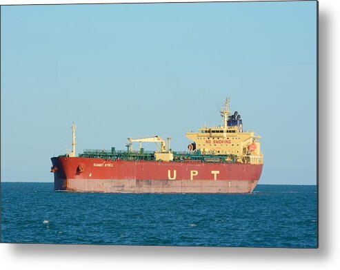 Oil Tanker Metal Print featuring the photograph The Oil Tanker Summit Africa by Bradford Martin