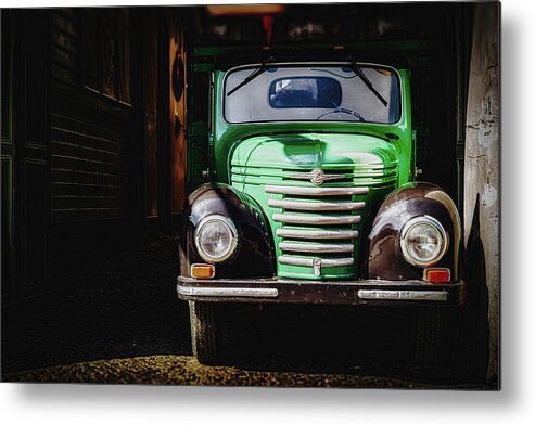 Old Trucks Metal Print featuring the photograph The Old Beer Truck by Mountain Dreams