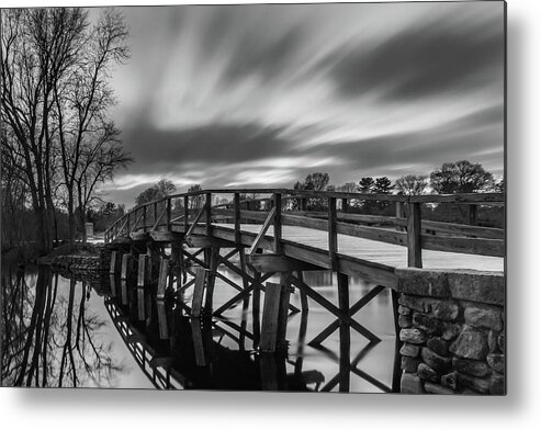 Old North Bridge Metal Print featuring the photograph The Old North Bridge by Kristen Wilkinson
