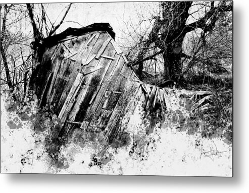 Decay Metal Print featuring the photograph The Old Shed by Jim Vance