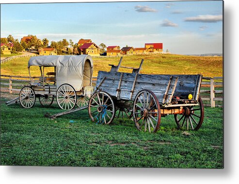 Old West Metal Print featuring the photograph The Old West by Barbara Manis