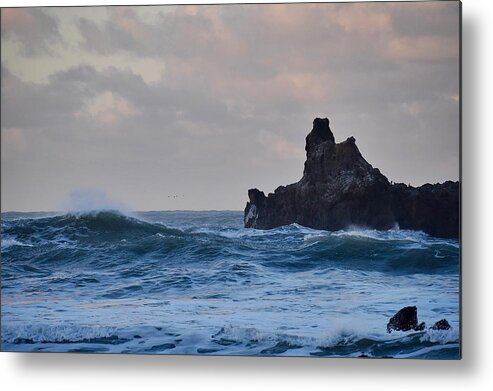 The Lost Coast Metal Print featuring the photograph The Pacific Ocean by Maria Jansson