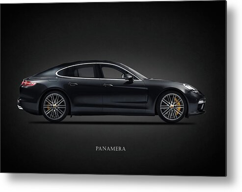 Porsche Panamera Metal Print featuring the photograph The Panamera by Mark Rogan