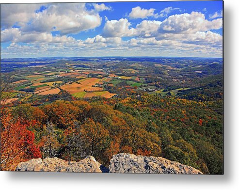 The Pinnacle On Pa At Metal Print featuring the photograph The Pinnacle on PA AT by Raymond Salani III