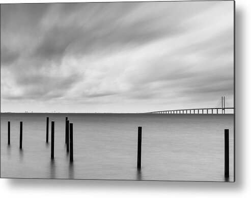 Beach Metal Print featuring the photograph The Poles by Marcus Karlsson Sall