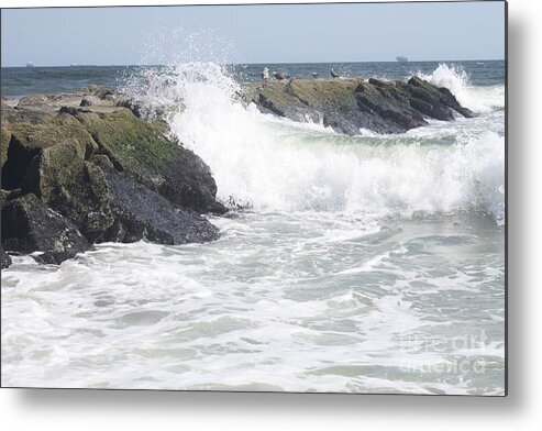 The Power Of The Surf Metal Print featuring the photograph The Power Of The Surf by John Telfer