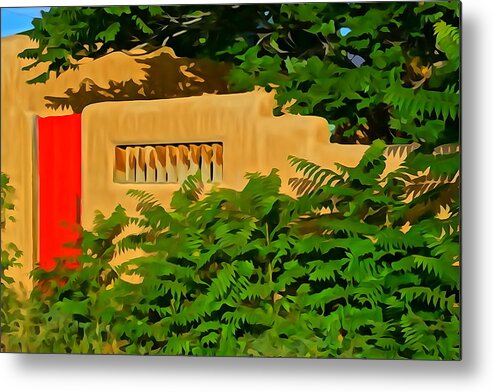 Red Gate Metal Print featuring the photograph The Red Gate by Greg Hammond
