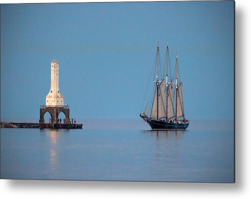 Tallship Metal Print featuring the photograph The Return by James Meyer