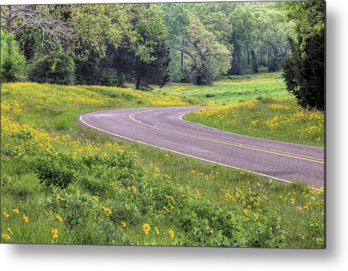 The Road To Houston Metal Print featuring the photograph The Road to Houston by JC Findley