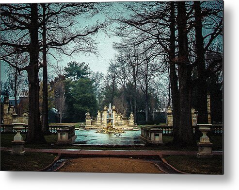 Tower Grove Park Metal Print featuring the photograph The Ruins by Kristy Creighton
