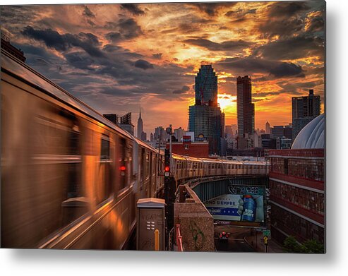 New York City Metal Print featuring the photograph The Seven II by Raf Winterpacht