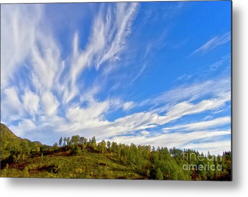 Europe Metal Print featuring the photograph The skies by Heiko Koehrer-Wagner