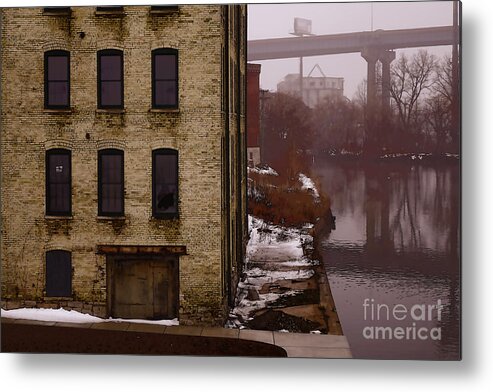 Milwaukee Metal Print featuring the digital art The South Bank by David Blank