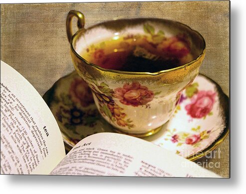 Drink Metal Print featuring the photograph The Story of Tea by Nina Silver