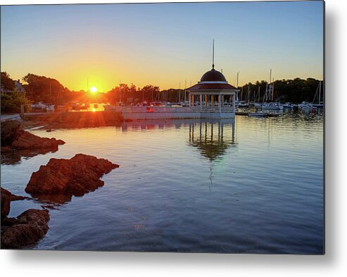 Manchester Metal Print featuring the photograph The Sun Rises over Manchester By The Sea MA Tucks Point by Toby McGuire