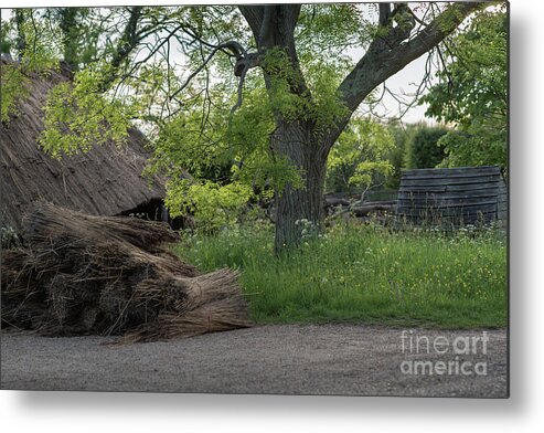 Thatched Metal Print featuring the photograph The Thatched Roof, Great Dixter by Perry Rodriguez