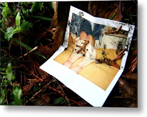 Porno Metal Print featuring the photograph the things I find by Kreddible Trout