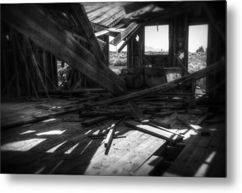 Abandoned Metal Print featuring the photograph The Trip Home Together by Wayne Stadler