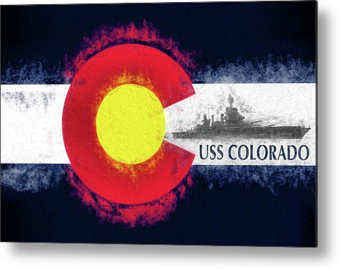 The Uss Colorado Metal Print featuring the photograph The USS Colorado by JC Findley