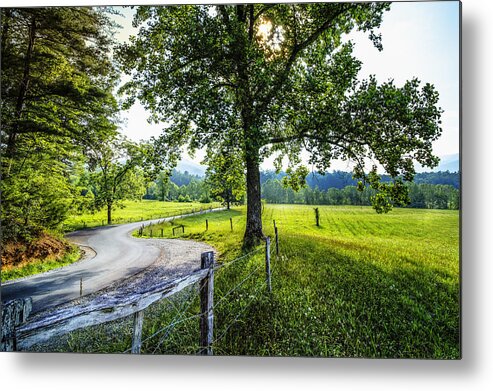 Appalachia Metal Print featuring the photograph The Valley at Cades Cove by Debra and Dave Vanderlaan