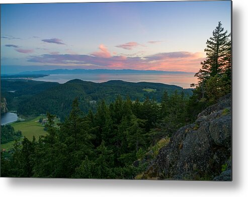 Mountain Metal Print featuring the photograph The View from Mt Erie by Ken Stanback