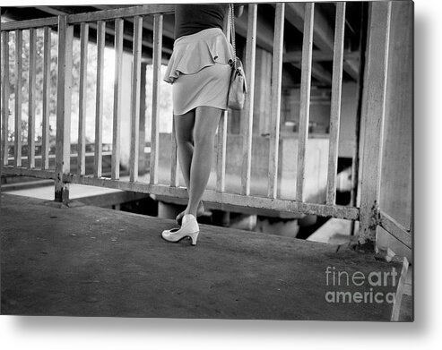 Shoe Metal Print featuring the photograph The Wait by Dean Harte