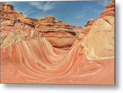 The Wave Metal Print featuring the photograph The Wave by Gaelyn Olmsted