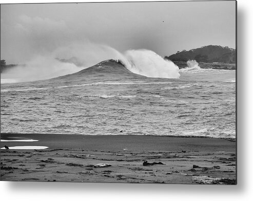 The Wave Metal Print featuring the photograph The Wave by Maria Jansson