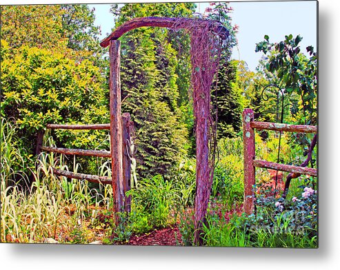 The Wooden Arch Metal Print featuring the photograph The Wooden Arch by Geraldine DeBoer