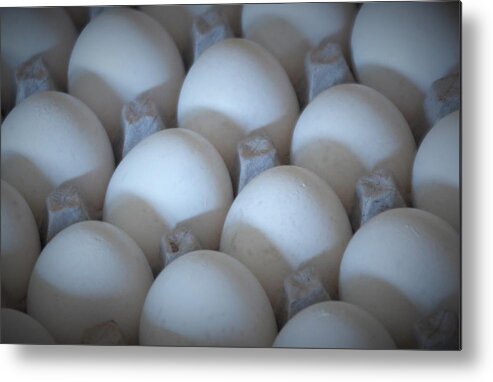 Eggs Metal Print featuring the photograph There Is Not Always Just One Way by John Glass