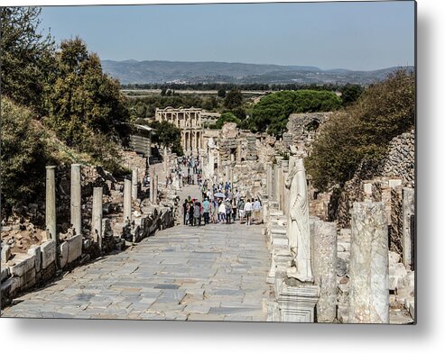 Turkey Metal Print featuring the photograph This is Ephesus by Kathy McClure