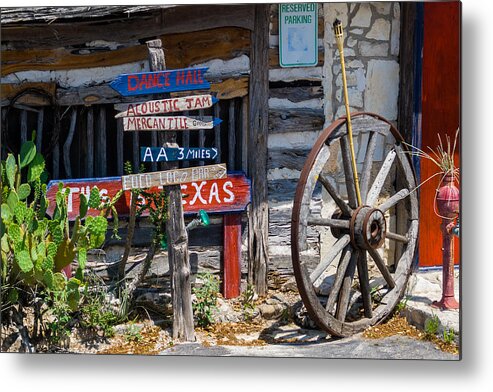 Boerne Metal Print featuring the photograph This is Texas by Ed Gleichman