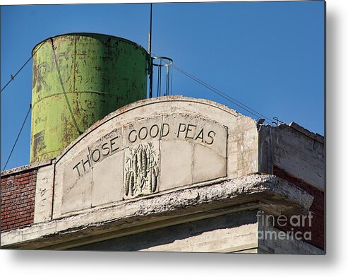 Those Good Peas Metal Print featuring the photograph Those Good Peas by Priscilla Burgers