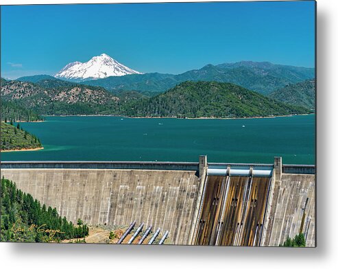 Shasta Metal Print featuring the photograph Three Shastas by Dan McGeorge