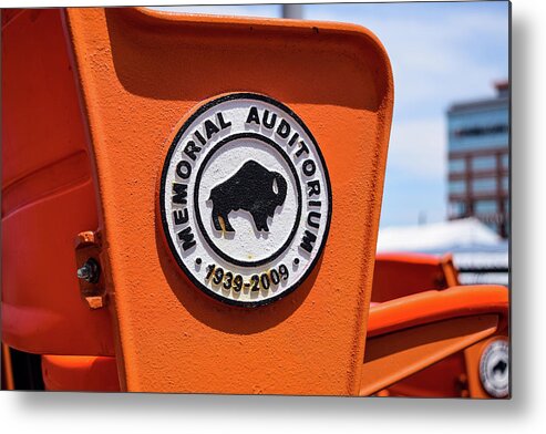 Buffalo Metal Print featuring the photograph Throwback Seats by Nicole Lloyd