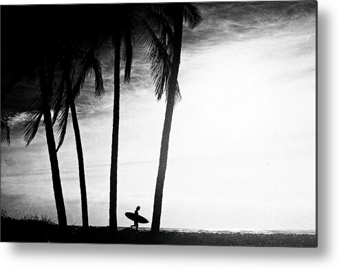 Surfing Metal Print featuring the photograph Ticla Palms by Nik West