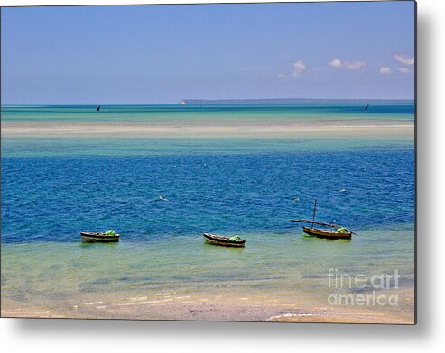 Vilanculos Metal Print featuring the photograph Tide Colours by Jeremy Hayden