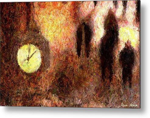 Metal Print featuring the digital art Time to Go by Rein Nomm