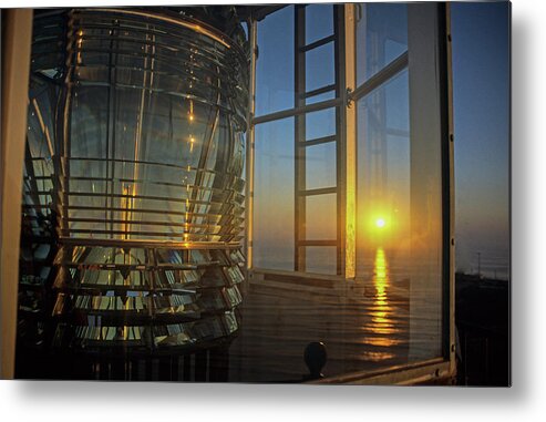 Light House Metal Print featuring the photograph Time to go to work by David Shuler
