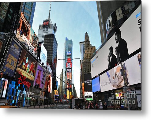 Destination Metal Print featuring the photograph Times Square New York City by Douglas Sacha
