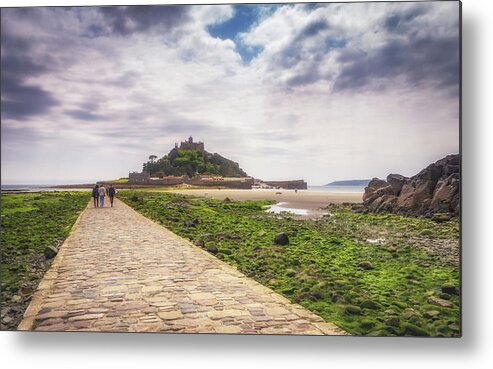 St Michael's Mount Metal Print featuring the photograph To The Mount by Framing Places