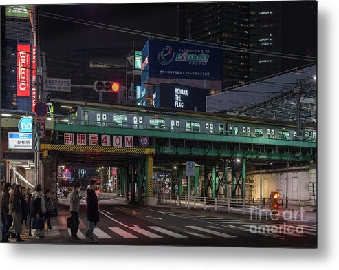 Tokyo Metal Print featuring the photograph Tokyo Metro by Perry Rodriguez